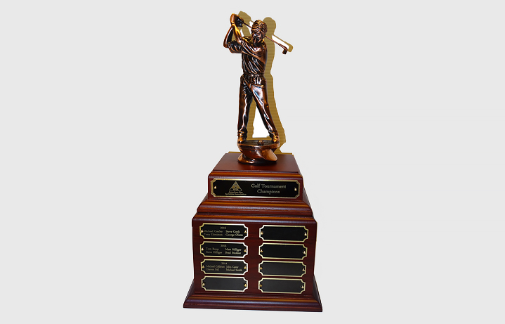 17 in. tall golf trophy