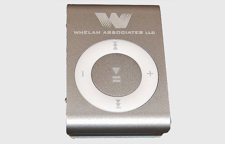 Laser engraved iPod Shuffle