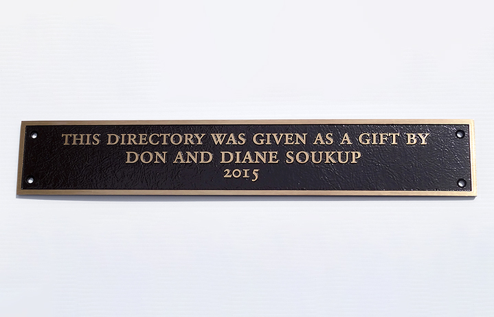 Cast Bronze Plaque