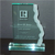 Engraved Shell Blue Acrylic Award Engraved Shell Blue Acrylic Award